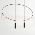 Lampa wisząca HOLAR 2 czarna koło ring TH.017CZ Thoro 1 perfektmarket.webp