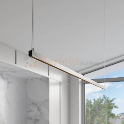 Lampa wisząca LED STRANG liniowa delikatna 120 cm 3000K TH.278 Thoro aranżacja perfektmarket.webp
