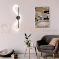 Kinkiet LED spirala EMMA czarny 19W 4000K aranżacja perfektmarket.webp