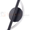 Kinkiet LED spirala EMMA czarny 19W 4000K detail 1 perfektmarket.webp