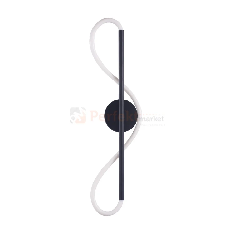 Kinkiet LED spirala EMMA czarny 19W 4000K perfektmarket.webp