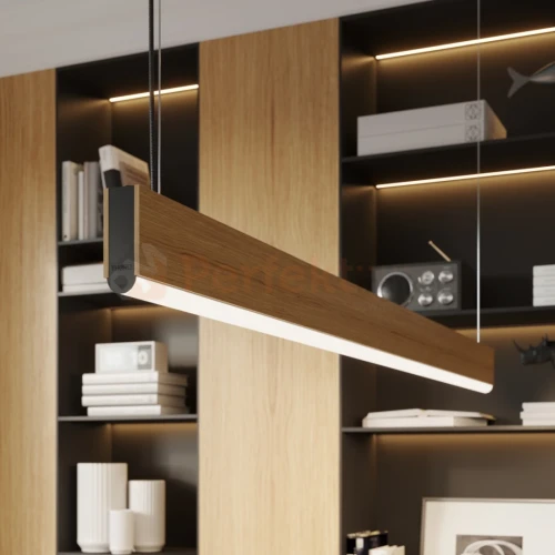 Lampa wisząca drewniana LYKKE 120 LED 3000K TH.322 aranżacja 2 Thoro dystrybutor perfektmarket.webp
