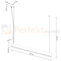 Lampa wisząca drewniana LYKKE 120 LED 3000K TH.322 wymiary Thoro dystrybutor perfektmarket.webp