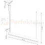 Lampa wisząca drewniana LYKKE 120 LED 3000K TH.322 wymiary Thoro dystrybutor perfektmarket.webp