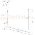 Lampa wisząca drewniana LYKKE 120 LED 4000K TH.323 wymiary Thoro dystrybutor perfektmarket.webp