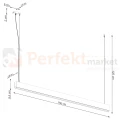 Lampa wisząca drewniana LYKKE 150 LED 4000K TH.325 wymiary Thoro dystrybutor perfektmarket.webp