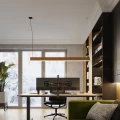 Lampa wisząca drewniana LYKKE 120 LED 3000K TH.322 aranżacja 1 Thoro dystrybutor perfektmarket.webp