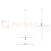Lampa wisząca SIRKEL 60 czarna Thoro TH.146 wymiary perfektmarket.webp