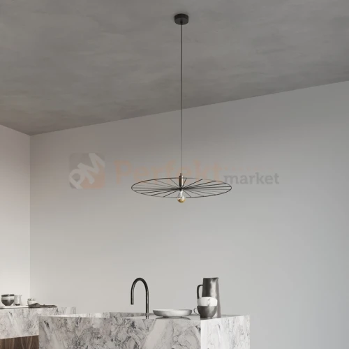 Lampa wisząca SIRKEL 45 czarna Thoro TH.145 aranżacja 1 perfektmarket.webp