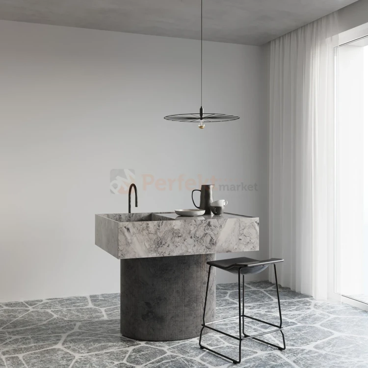 Lampa wisząca SIRKEL 45 czarna Thoro TH.145 aranżacja perfektmarket.webp