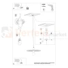 Lampa wisząca SIRKEL 45 czarna Thoro TH.145 montaż perfektmarket.webp