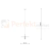 Lampa wisząca SIRKEL 30 czarna Thoro TH.144 wymiar perfektmarket.webp