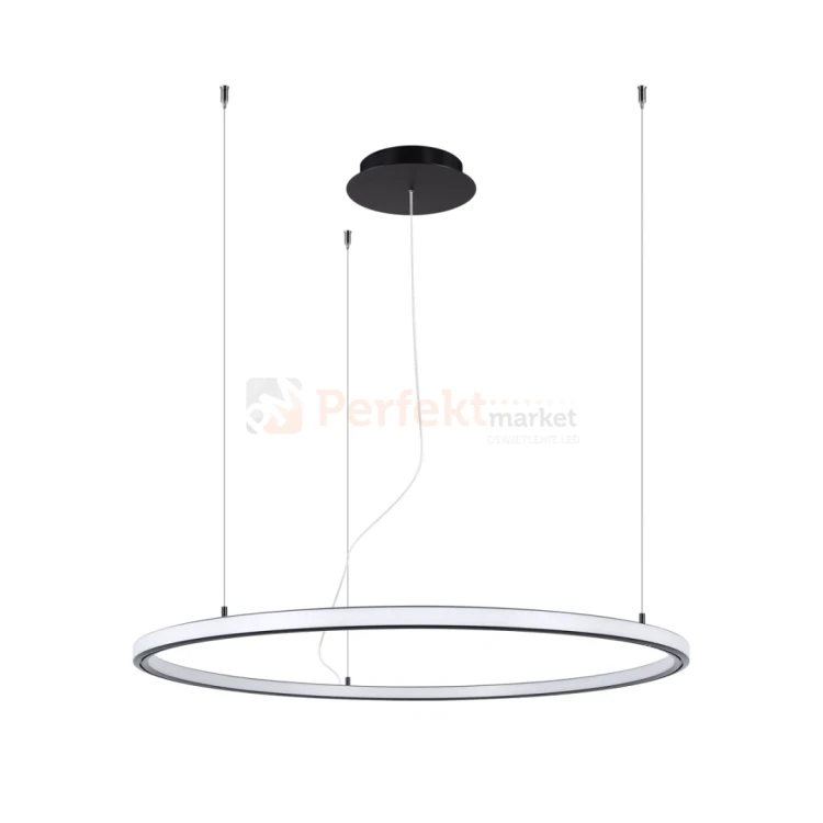 Lampa wisząca LED nowoczesna żyrandol RISA 90 czarny LED 3000K TH.275  perfektmarket.webp