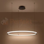 Lampa wisząca LED nowoczesna żyrandol RISA 90 czarny LED 3000K TH.275 2 perfektmarket.webp