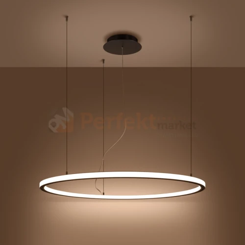 Lampa wisząca LED nowoczesna żyrandol RISA 90 czarny LED 3000K TH.275 2 perfektmarket.webp
