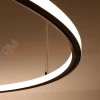 Lampa wisząca LED nowoczesna żyrandol RISA 90 czarny LED 3000K TH.275 detail 1 perfektmarket.webp