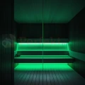 taśma led rgb do sauny ip68 24V 72W smd 5050 aranżacja zielony perfektmarket.webp