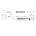 Oprawa drogowa LED LITE FLAMINGO 100W 4000K z czujnikiem zmierzchu szara 4 perfektmarket.webp