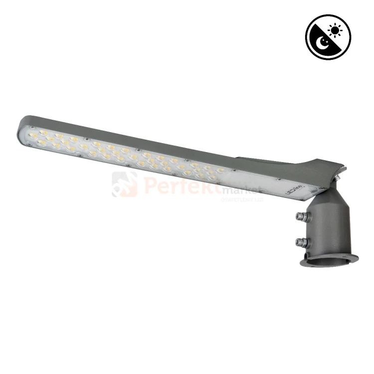 Oprawa drogowa LED LITE FLAMINGO 100W 4000K z czujnikiem zmierzchu szara perfektmarket.webp