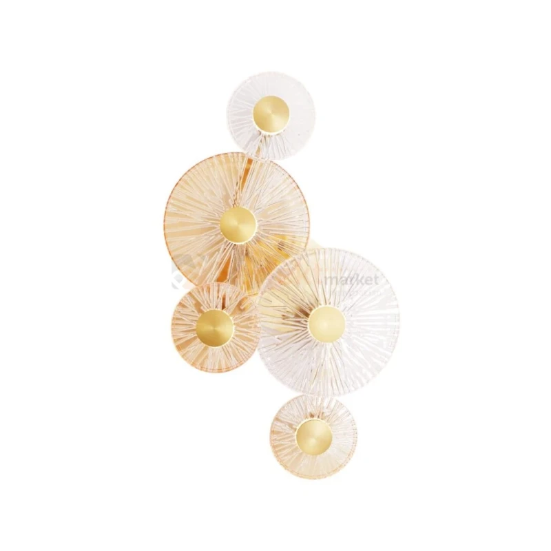 Lampa ścienna kinkiet kryształ szkło Maxlight Allure 5L W0357 wymiary perfektmarket.webp