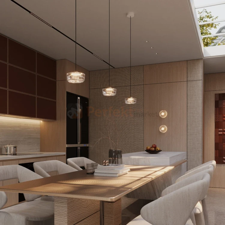 Lampa ścienna kinkiet Maxlight Lipari W0358 złoto szczotkowane aranżacja perfektmarket.webp