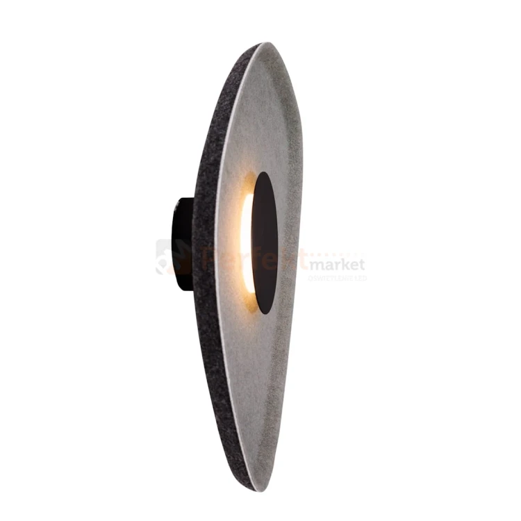 Lampa ścienna kinkiet Maxlight Deux czarno szary W0558  filc 3 perfektmarket.webp