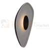 Lampa ścienna kinkiet Maxlight Deux czarno szary W0558  filc perfektmarket.webp