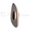Lampa ścienna kinkiet Maxlight Deux kremowo szary W0559  filc 1 perfektmarket.webp