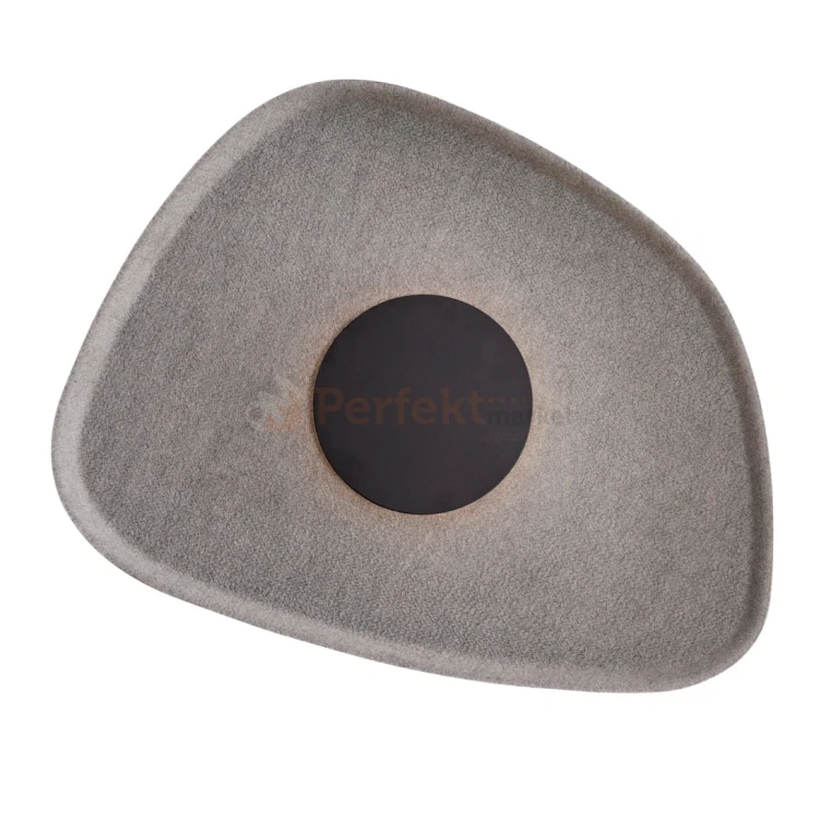 Lampa ścienna kinkiet Maxlight Deux kremowo szary W0559  filc 2 perfektmarket.webp