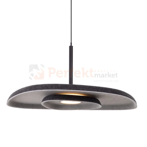 Lampa wisząca LED DEUX P0560 Maxlight czarno szara filcowa 1 perfektmarket.webp