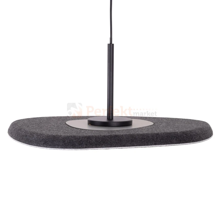 Lampa wisząca LED DEUX P0560 Maxlight czarno szara filcowa 2 perfektmarket.webp