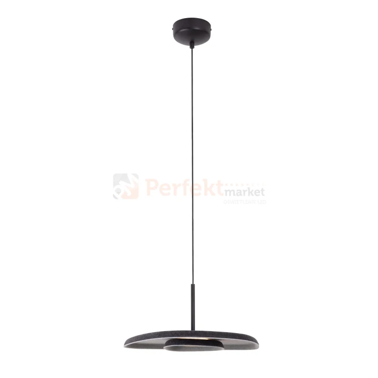 Lampa wisząca LED DEUX P0560 Maxlight czarno szara filcowa 3 perfektmarket.webp