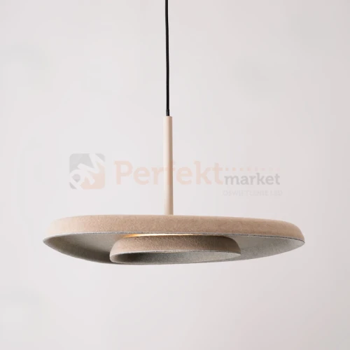 Lampa wisząca LED DEUX P0561 Maxlight kremowo szara filcowa 2 perfektmarket.webp
