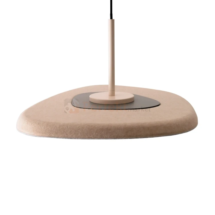 Lampa wisząca LED DEUX P0561 Maxlight kremowo szara filcowa 3 perfektmarket.webp