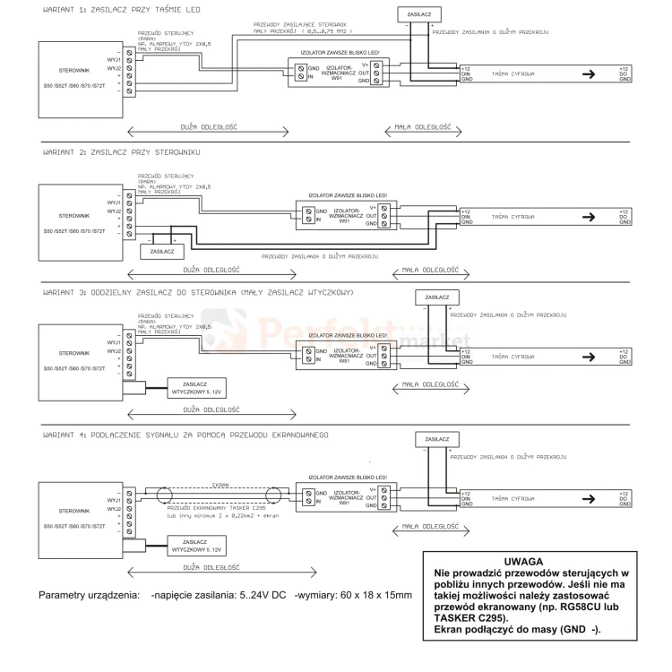 iolator sygnału cyfrowego schematy podłączenia perfektmarket.webp