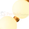 Lampa wisząca LED CORALLI S biało-mosiężna szklane kule 2 perfektmarket.webp
