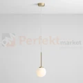 lampa wisząca szklana kula mosiądz BOSSO XS 14 cm Aldex 1 perfektmarket.webp