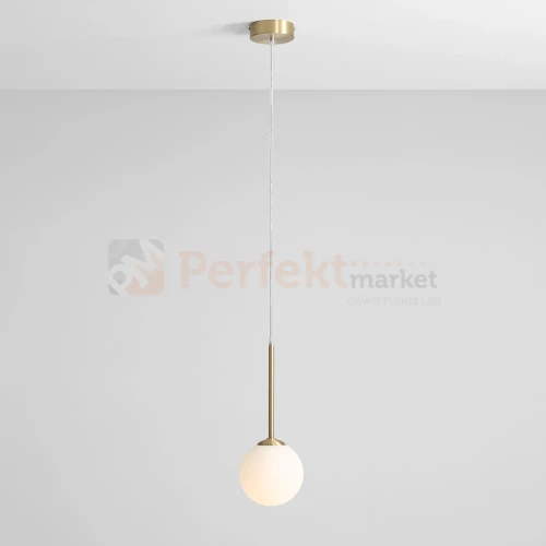 lampa wisząca szklana kula mosiądz BOSSO XS 14 cm Aldex 1 perfektmarket.webp