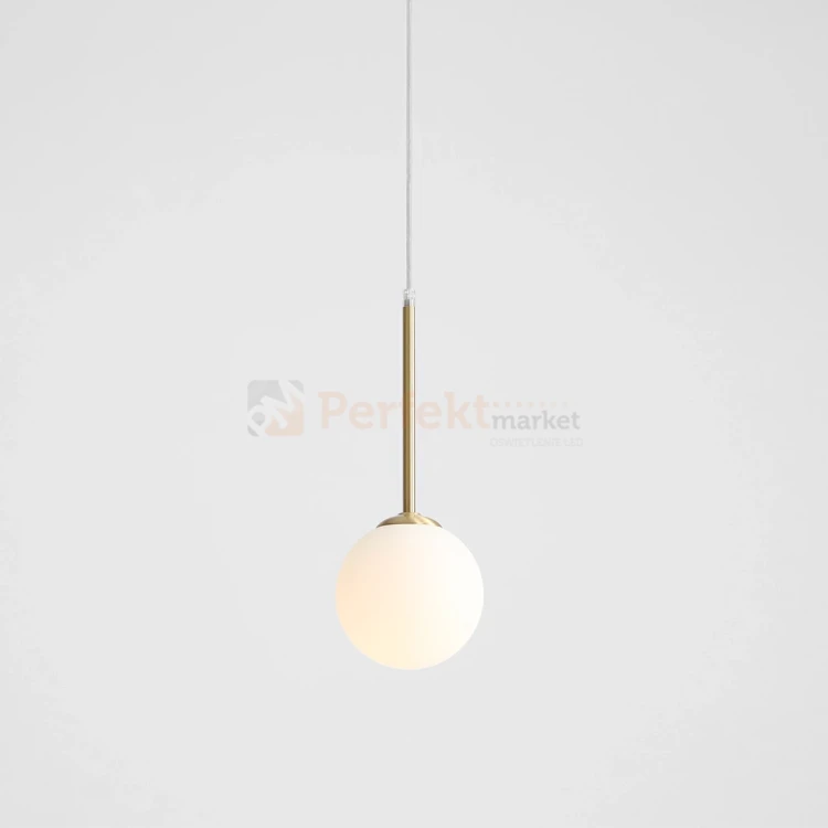 lampa wisząca szklana kula mosiądz BOSSO XS 14 cm Aldex 2 perfektmarket.webp