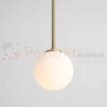 lampa wisząca szklana kula mosiądz BOSSO XS 14 cm Aldex perfektmarket.webp