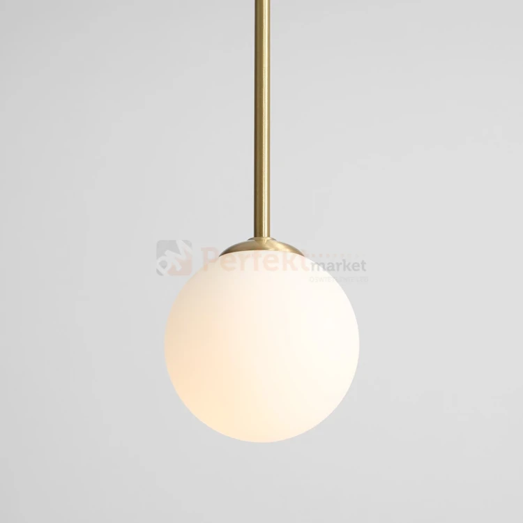 lampa wisząca szklana kula mosiądz BOSSO XS 14 cm Aldex perfektmarket.webp