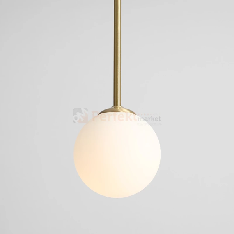 lampa wisząca szklana kula mosiądz BOSSO XS 14 cm Aldex wymiary perfektmarket.webp