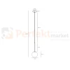 lampa wisząca szklana kula mosiądz BOSSO XS 14 cm Aldex wymiary perfektmarket.webp