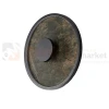 lampa ścienna OWLEN koło ring czarna kamień azzardo AZ5617 perfektmarket.webp