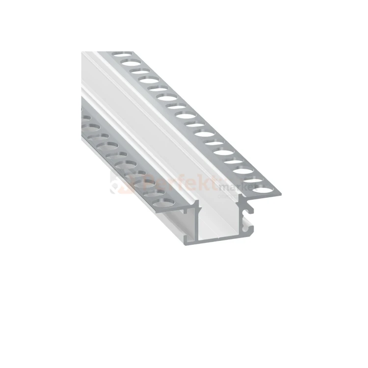 profil do szpachlowania do LED dobrej jakości MONO na jeden pasek LED biały z perforacją perfektmarket olsztyn 1.webp