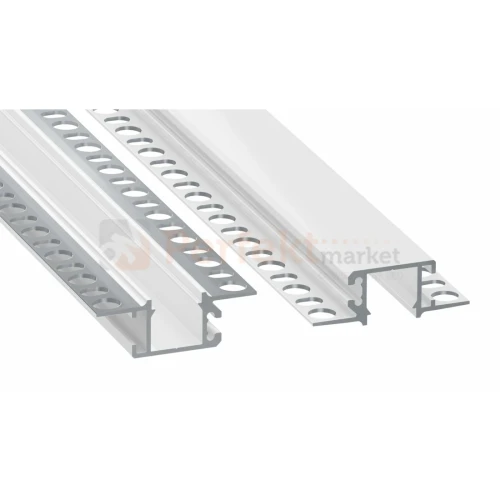 profil do szpachlowania do LED dobrej jakości MONO na jeden pasek LED biały z perforacją perfektmarket olsztyn 2.webp