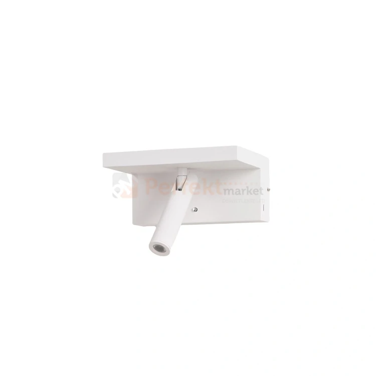 kinkiet ścienny LED HYLLA WALL z ładowarką indukcyjną biały AZ5911 perfektmarket.webp