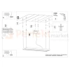 Lampa wisząca LED TUULA M biała 100 cm 3000K Thoro TH.159 montaż perfektmarket.webp
