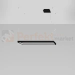 Lampa wisząca LED TUULA M czarna 100 cm 3000K Thoro TH.160 1 perfektmarket.webp