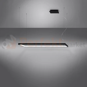 Lampa wisząca LED TUULA L czarna 130 cm 4000K Thoro TH.169